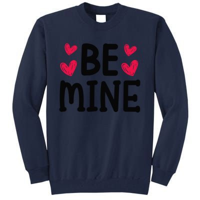 Be Mine Buffalo Red Plaid Love Valentines Day For Couple Great Gift Tall Sweatshirt