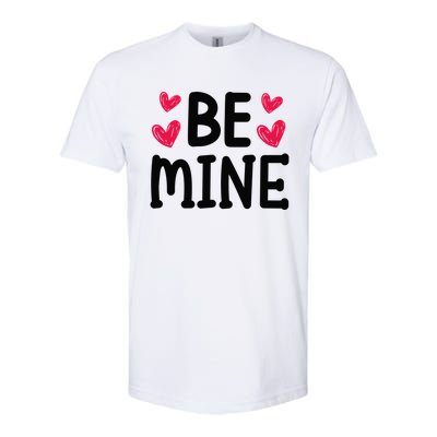 Be Mine Buffalo Red Plaid Love Valentines Day For Couple Great Gift Softstyle CVC T-Shirt