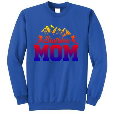 Biathlon Mom Biathlete Ski Skiing Winter Sports Snow Gift Sweatshirt