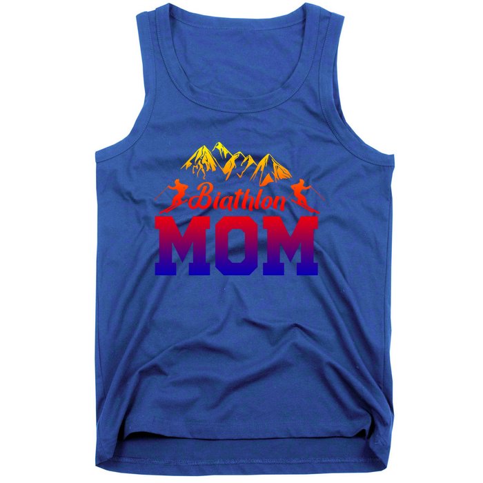 Biathlon Mom Biathlete Ski Skiing Winter Sports Snow Gift Tank Top