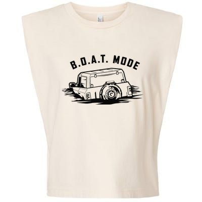 B.O.A.T MODE BRONCO Garment-Dyed Women's Muscle Tee