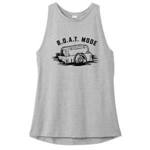 B.O.A.T MODE BRONCO Ladies PosiCharge Tri-Blend Wicking Tank