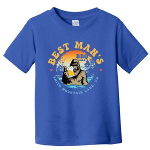 Best ManS Bbq 2024 Smith Mountain Lake Bigfoot Toddler T-Shirt