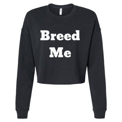 Breed Me Cropped Pullover Crew