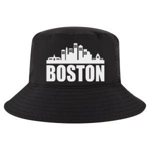 Boston Massachusetts Boston Skyline Gift Cool Comfort Performance Bucket Hat