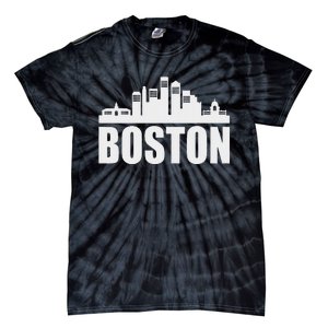 Boston Massachusetts Boston Skyline Gift Tie-Dye T-Shirt