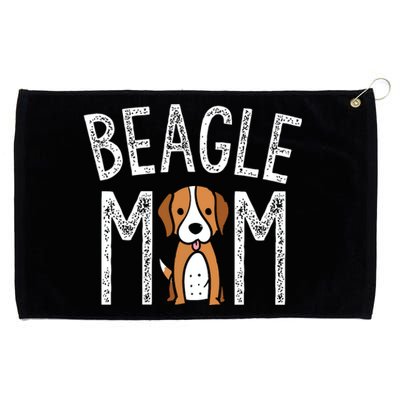 Beagle Mom Beagle Lover Gifts Funny Dog Mom Pet Tee Grommeted Golf Towel