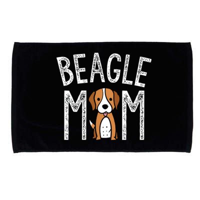 Beagle Mom Beagle Lover Gifts Funny Dog Mom Pet Tee Microfiber Hand Towel