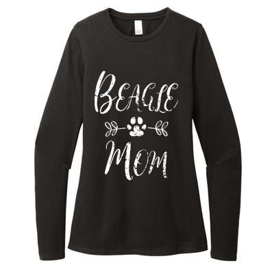 Beagle Mom Beagle Mom Lover Owner Funny Dog Mom Womens CVC Long Sleeve Shirt