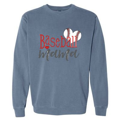 Baseball Mom Baseball Mama Baseball Mom Garment-Dyed Sweatshirt