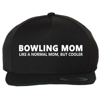 Bowling Mother Bowling Mom Great Gift Wool Snapback Cap