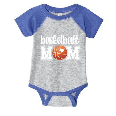 Basketball Mom Basketball Mother Of A Basketball Player Gift Infant Baby Jersey Bodysuit