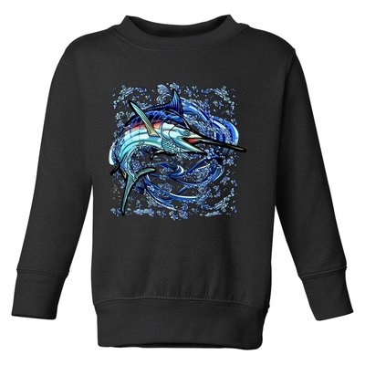 Blue Marlin Toddler Sweatshirt
