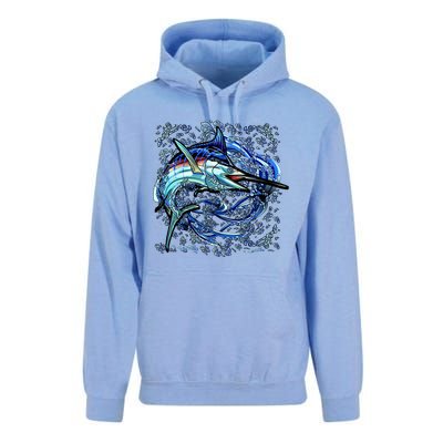 Blue Marlin Unisex Surf Hoodie