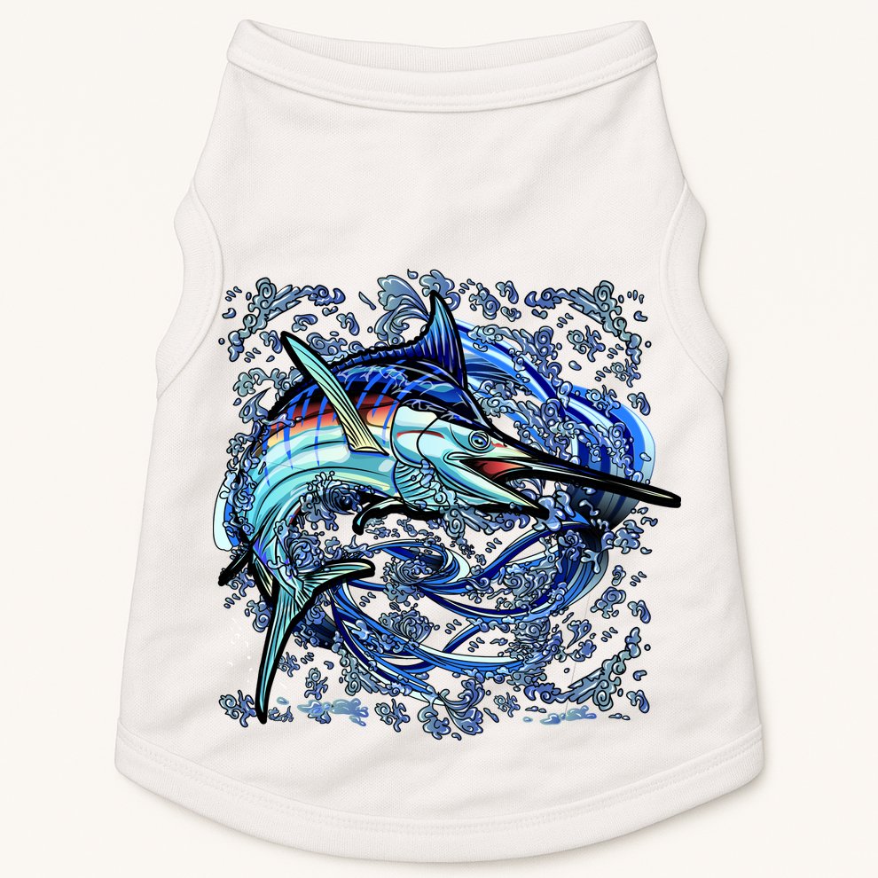 Blue Marlin Doggie Tank
