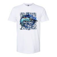 Blue Marlin Softstyle CVC T-Shirt