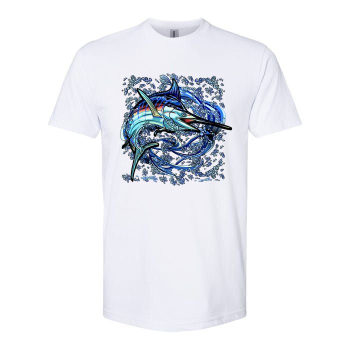 Blue Marlin Softstyle CVC T-Shirt