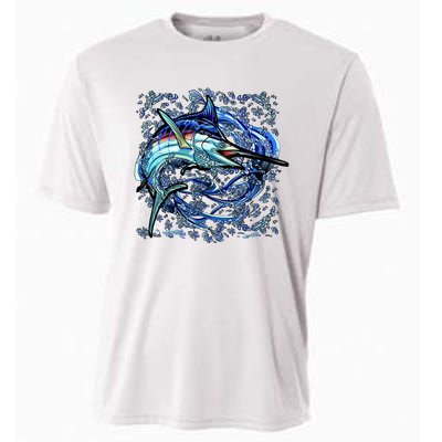 Blue Marlin Cooling Performance Crew T-Shirt