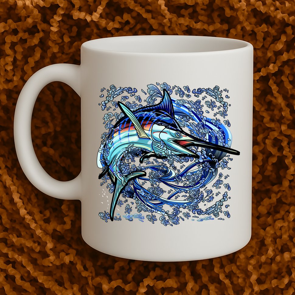 Blue Marlin Mug