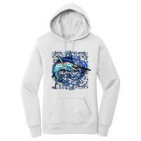 Blue Marlin Women's Pullover Hoodie