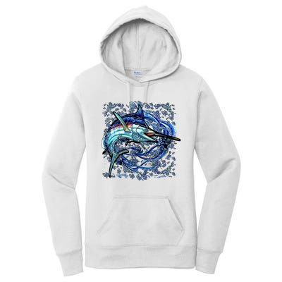 Blue Marlin Women's Pullover Hoodie