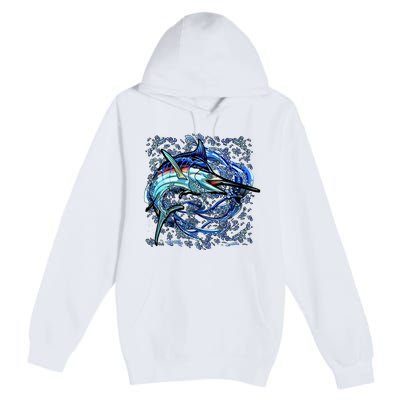 Blue Marlin Premium Pullover Hoodie