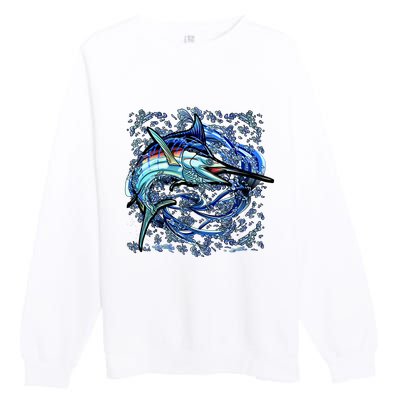 Blue Marlin Premium Crewneck Sweatshirt