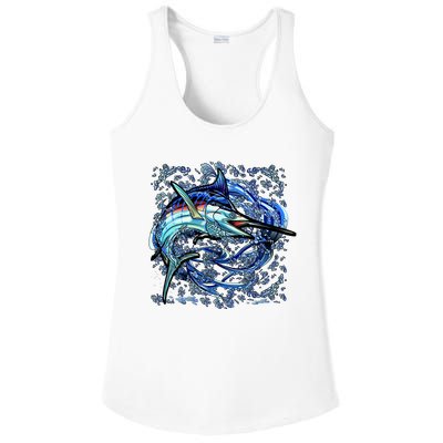 Blue Marlin Ladies PosiCharge Competitor Racerback Tank