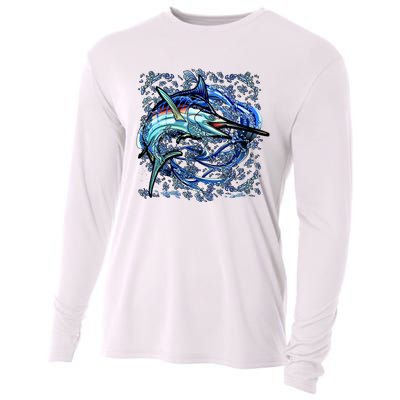 Blue Marlin Cooling Performance Long Sleeve Crew