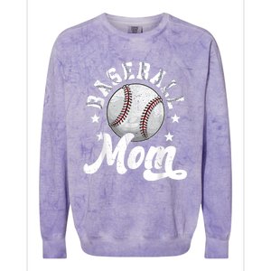 Baseball Mom Colorblast Crewneck Sweatshirt