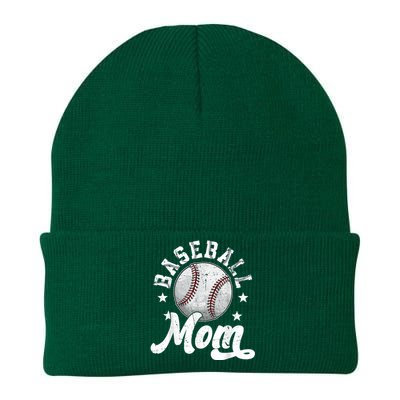 Baseball Mom Knit Cap Winter Beanie