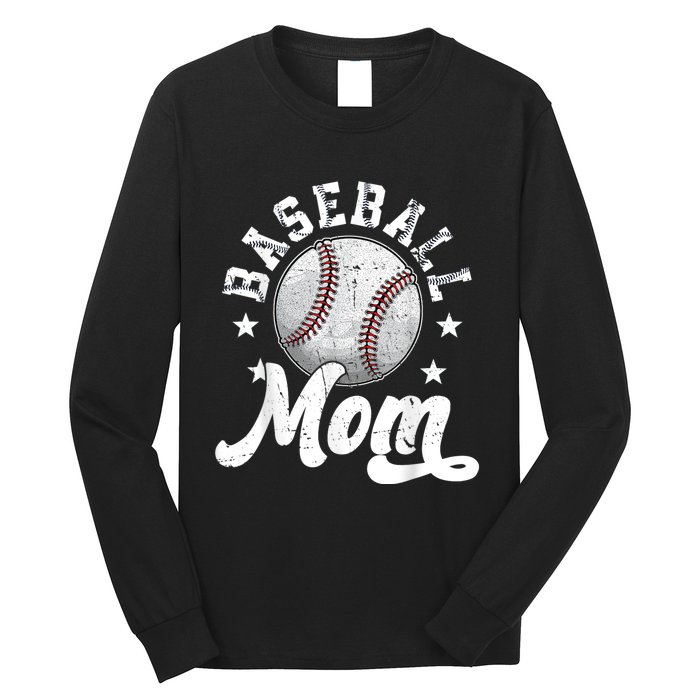 Baseball Mom Long Sleeve Shirt