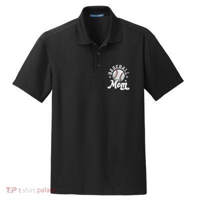 Baseball Mom Dry Zone Grid Polo