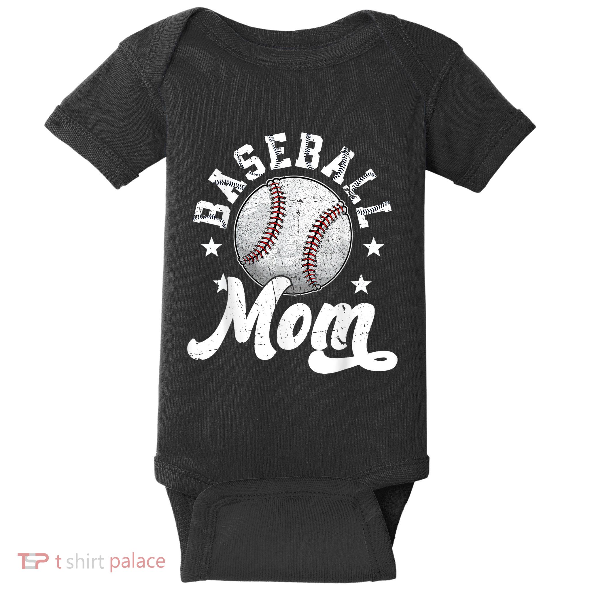 Baseball Mom Baby Bodysuit