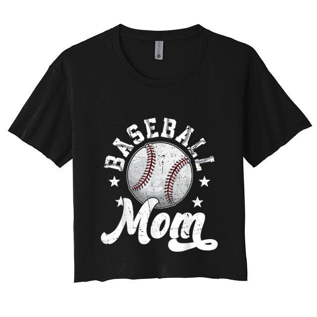 Baseball Mom Crop Top