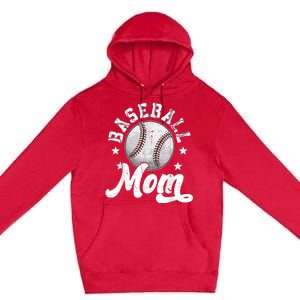 Baseball Mom Premium Pullover Hoodie