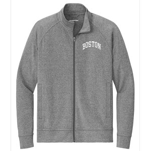 Boston Massachusetts Stretch Full-Zip Cadet Jacket