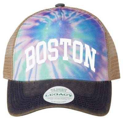 Boston Massachusetts Legacy Tie Dye Trucker Hat