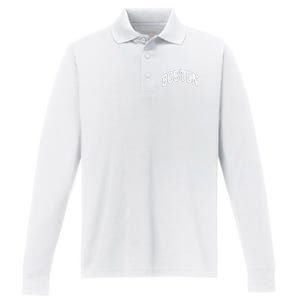 Boston Massachusetts Performance Long Sleeve Polo