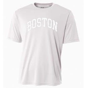 Boston Massachusetts Cooling Performance Crew T-Shirt