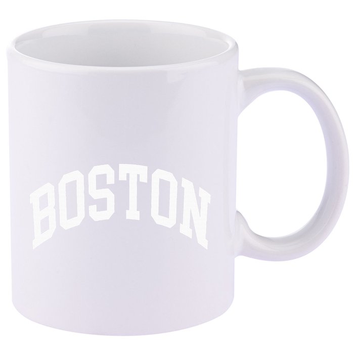 Boston Massachusetts 11oz C Handle Ceramic Mug