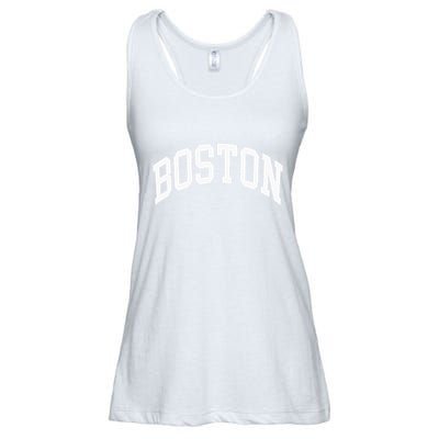 Boston Massachusetts Ladies Essential Flowy Tank