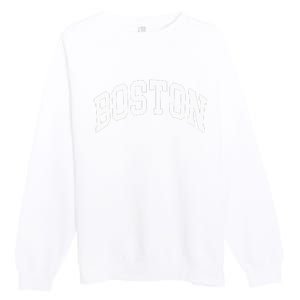 Boston Massachusetts Premium Crewneck Sweatshirt