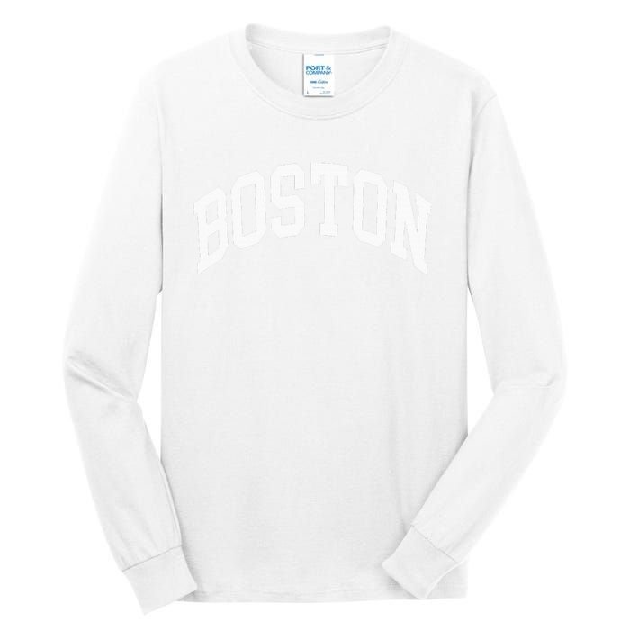 Boston Massachusetts Tall Long Sleeve T-Shirt