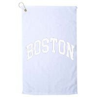 Boston Massachusetts Platinum Collection Golf Towel