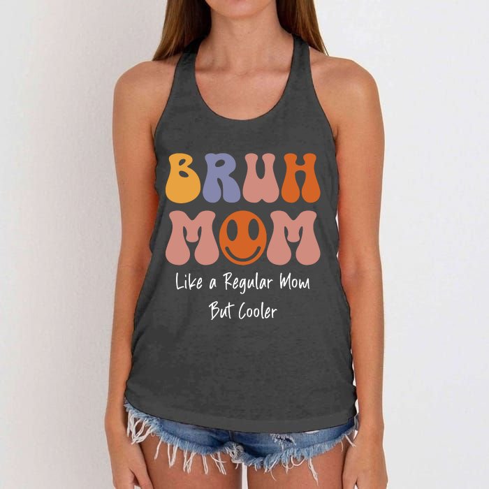 Bruh Mom Women's Knotted Racerback Tank