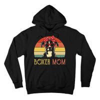 Boxer Mom Boxer Dog Mom Lover Gift Vintage Tall Hoodie