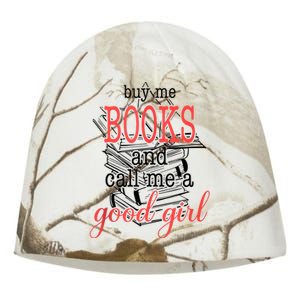 Buy Me Books & Call Me A Good Girl Apparel Book Lover Kati - Camo Knit Beanie