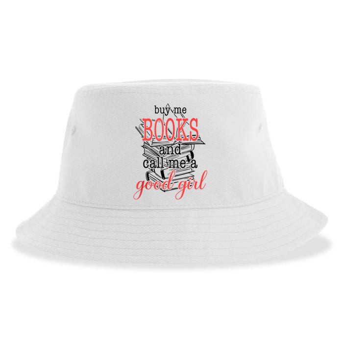 Buy Me Books & Call Me A Good Girl Apparel Book Lover Sustainable Bucket Hat