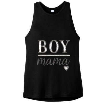 Boy Mama Ladies PosiCharge Tri-Blend Wicking Tank